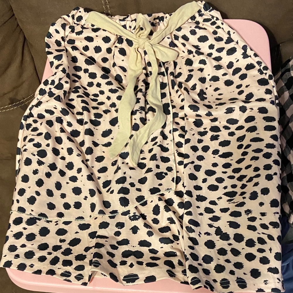 Leopard Print Kids Skirt